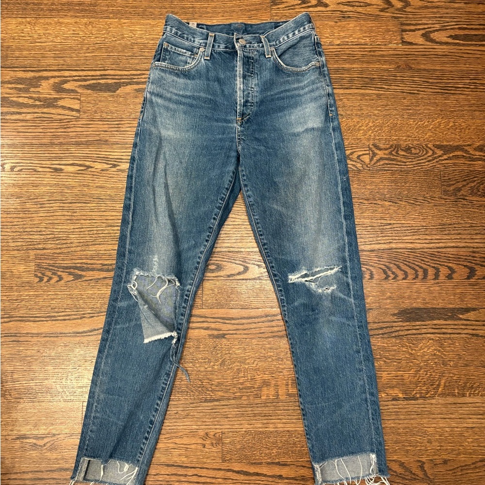 Citizens of Humanity Liya High Rise Classic Fit Crop 25